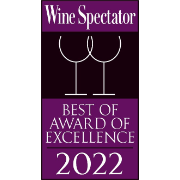 Wine Spectator 2022 - Best of Award of Excellence