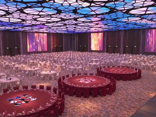 EXHIBITION HALL – BANQUET MODE