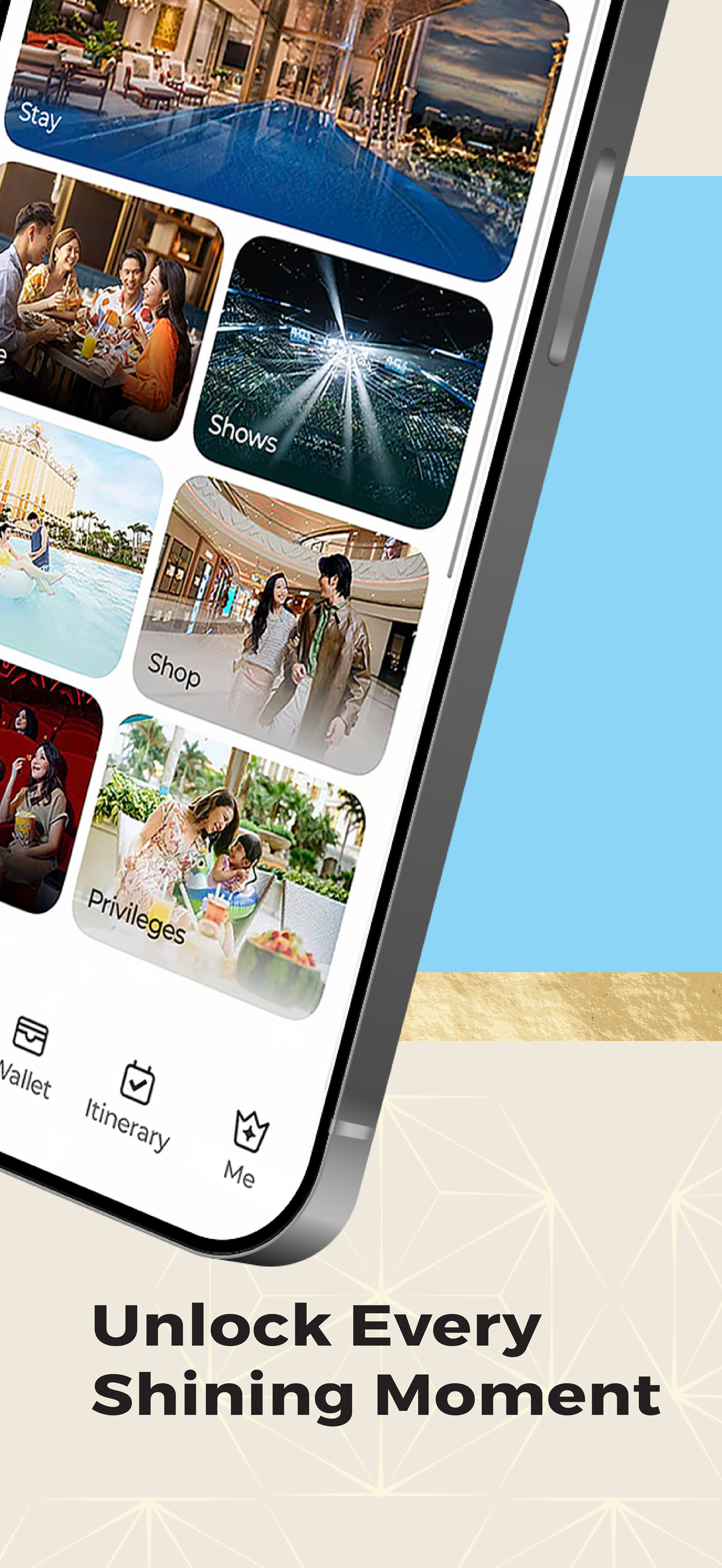 Galaxy Resort App discover features