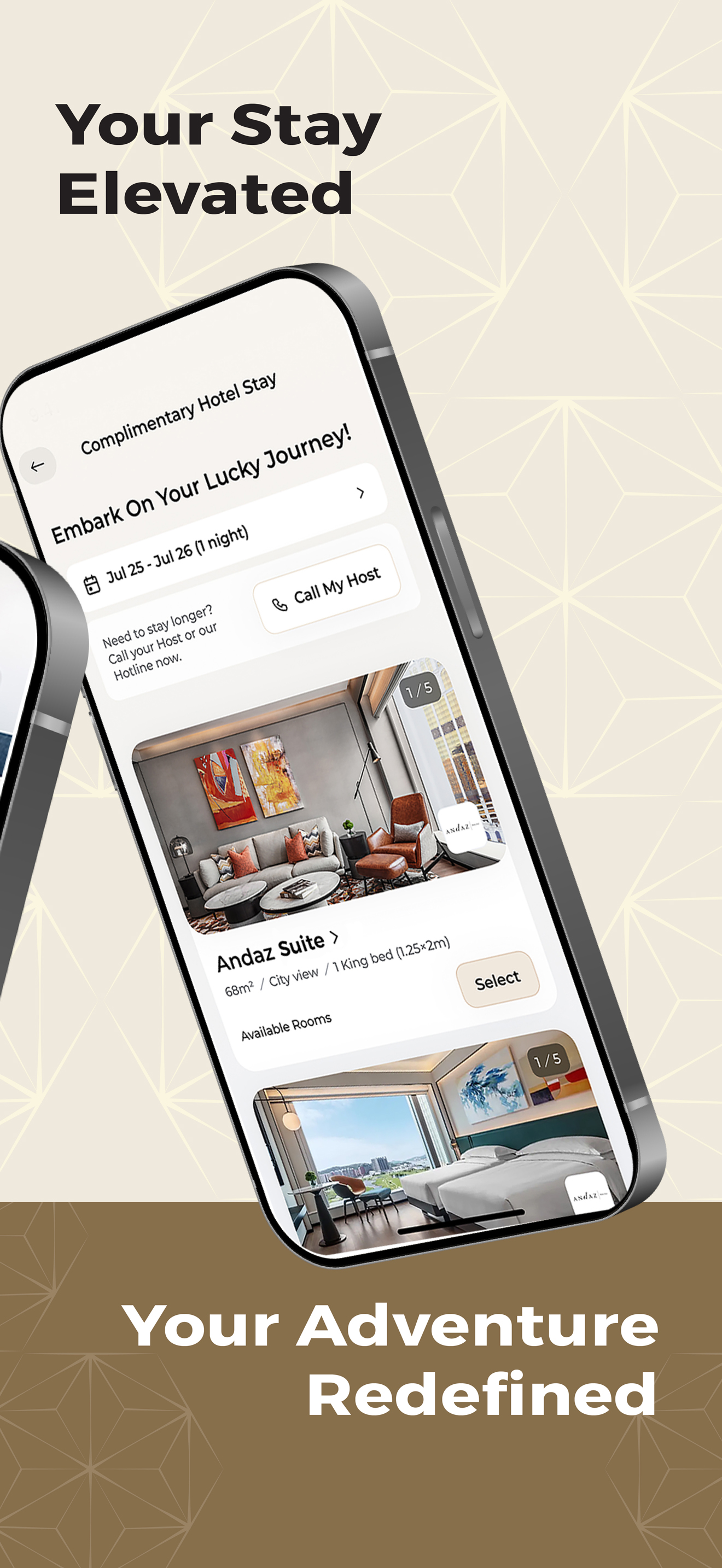 Galaxy Resort App hotel stay features