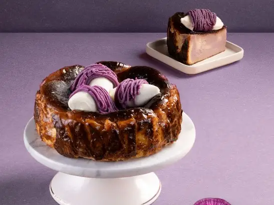 2-Nagomi_Okinawa sweet potato Basque cheese cake_547x411