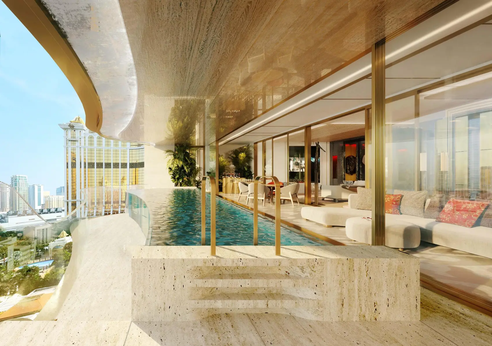 Capella at Galaxy Macau features an infinity-edge pool in each of the 36 Sky Villas designed by Moinard Bētaille_(2)