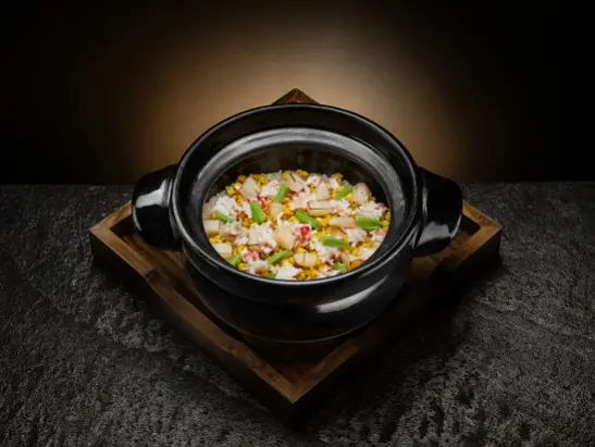Traditional clay pot rice