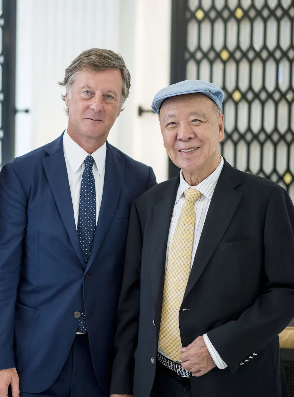 Mr. Sébastien Bazin, Chairman and CEO of Accor meets with Dr. Lui Che Woo, Chairman of GEG