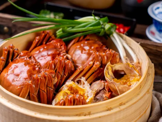 Golden Hairy Crab Feast